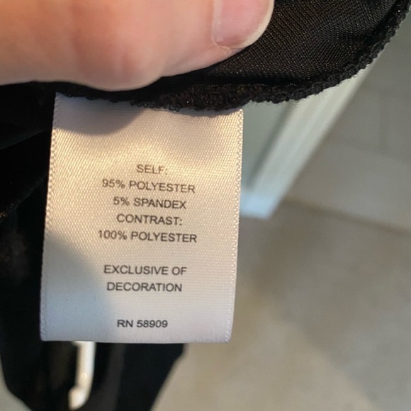 NWT Chelsea & Violet Boho Black Velvet Dress With Embroidery. - Picture 8 of 13